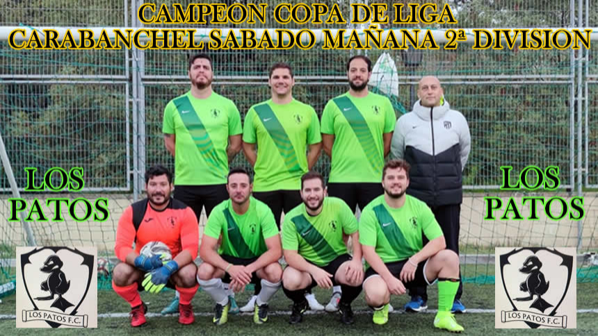 CAMPEON COPA DE LIGA CARABANCHEL SABADO MAÑANA 2ª DIVISION